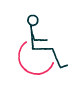 Handicap moteur Picto handicap moteur - fauteuil roulant